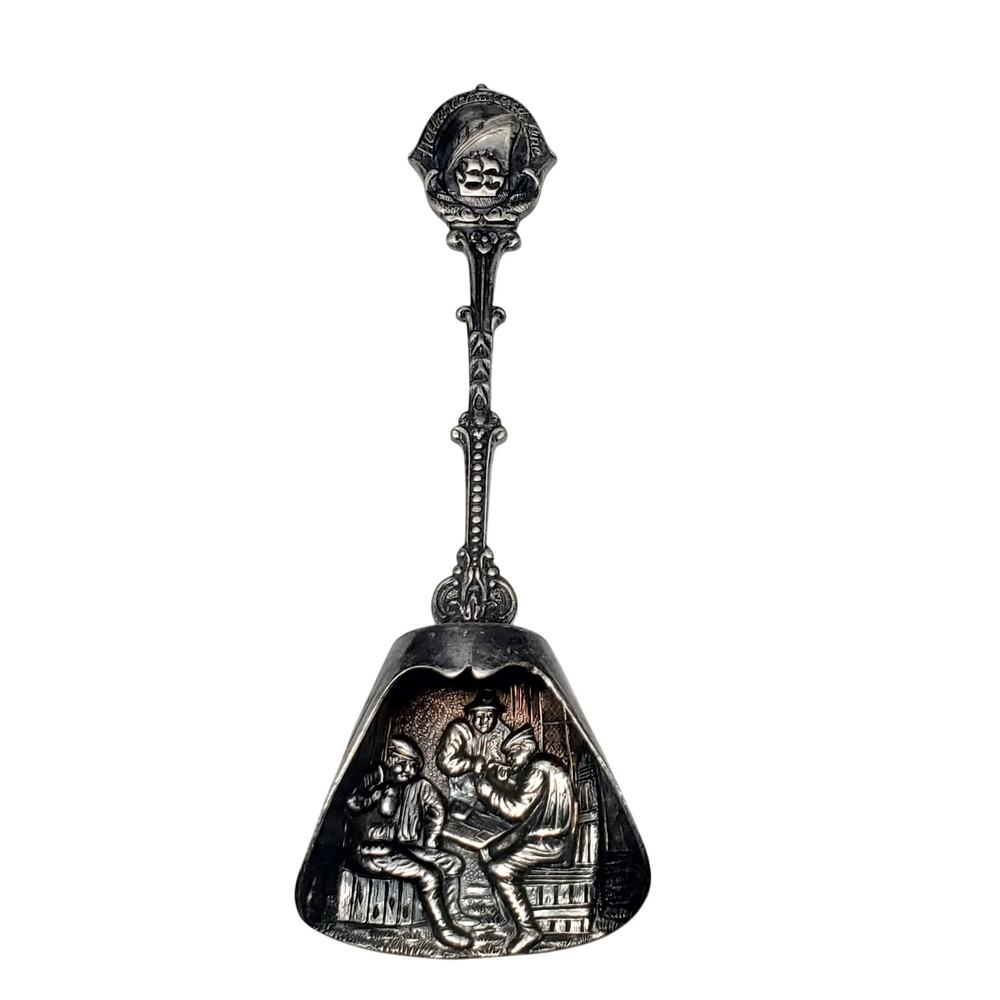 Holland Souvenir Silverplate Sugar Souvenir Collector Spoon 4.5" Vtg